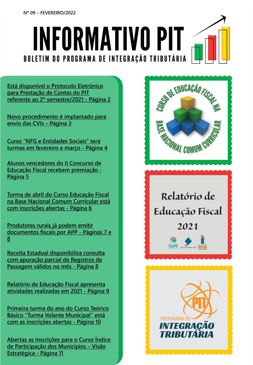 Informativo PIT nº 9 - Fevereiro/2022
